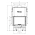 КАМИННАЯ ТОПКА С ВОДЯНЫМ КОНТУРОМ HITZE ALBERO AQUASYSTEM ALAQS59X43.G С ГИЛЬОТИНОЙ